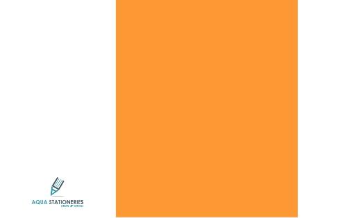 DARK SAFFRON - COLOR A4 100 SHEET PACK -  A4CLIT240  - Colour A4 80 GSM - 100 sheets pack-DARK SAFFRON - ( Ws:295/= )